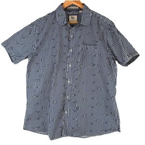 Rebel James‎ & Charli (RJC) Hawaiian Shirt Mens SZ-XL-Short Sleeve Button Down